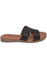 Tekla - Sandales Plates - Lyst