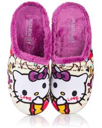 Vulca Bicha - Chaussons Pantoufle de maison - Bonjour Kitty - Lyst