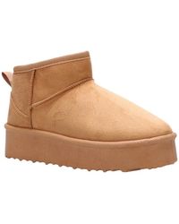 La Modeuse - Bottines Bottines pour - Camel - Lyst
