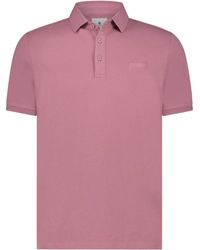 State Of Art - T-shirt Polo Piqué Rose - Lyst
