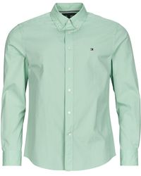 Tommy Hilfiger - Camicia A Maniche Lunghe Flex Poplin Solid Rf Shirt - Lyst