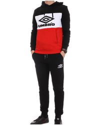 Hommes Umbro Complet Survêtement Pantalon De Jogging Pantalon Zip Jacket Track Top Noir Rouge Hommes Umbro Complet Survêtement Pantalon De Jogging Pantalon Zip Jacket Track Top Noir Rouge