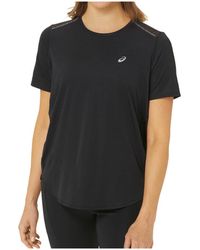 Asics - Chemise ROAD SS TOP - Lyst