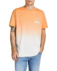 Jack & Jones T-shirt Korte Mouw - Oranje