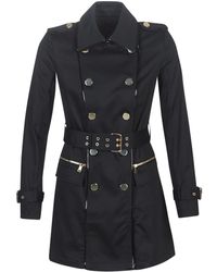 Guess Trenchcoat Christina Trench - Zwart