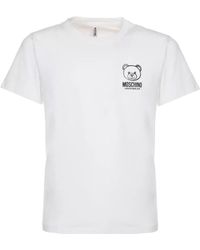 Moschino - T-shirt t-shirt ours blanc - Lyst