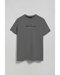 POLO CLUB - T-shirt EST MINIMAL TITLE RUBBER TSHIRT - Lyst