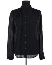 Vanessa Bruno - Chemise Chemise en soie noire - Lyst