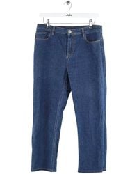 Leon & Harper - Jeans Jean droit en coton bleu - Lyst