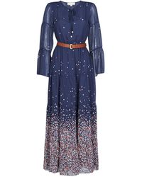 MICHAEL Michael Kors Jurken Tier Maxi Drs - Blauw