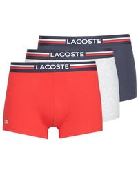 Lacoste - Boxers 5H3386-W34 X3 - Lyst