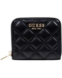 Guess - Portefeuille GIULLY II SLG SMALL ZIP AROUND SWQG96 73137 - Lyst