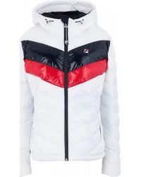 pull blanc fila femme