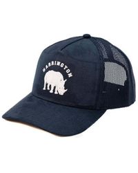 Harrington - Casquette Casquette trucker suède - Lyst