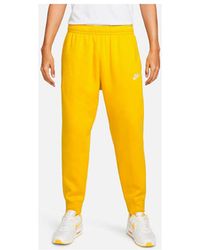 Nike - Jogging Club Fleece Jogger / Jaune - Lyst