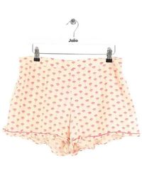 Sezane - Bas De Pyjama Mini Short - Lyst