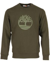 Timberland - Sweatshirts Tree Logo Crew Neck Swe - Lyst