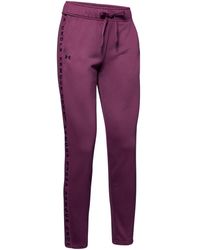 Under Armour Pantalon De Survêtement Sport femmes Jogging en violet
