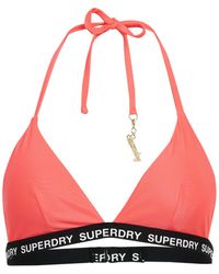 Superdry - Bikini Haut De Maillot De Bain Élastiqué Femme - Lyst