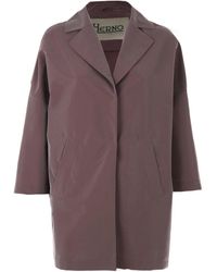 Herno Manteau MANTEAU FEMME - Violet