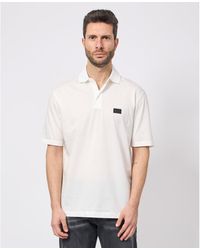 EAX - T-shirt Polo avec logo contrasté - Lyst