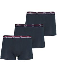 Fila - Boxers Lot de 3 boxers en coton - Lyst