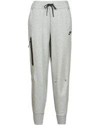 Nike Pantalon De Survêtement En Jersey De Coton Mélangé - Gris