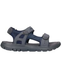 sandale skechers homme marron