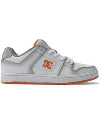 DC Shoes - Chaussures de Skate MANTECA SE white grey orange - Lyst