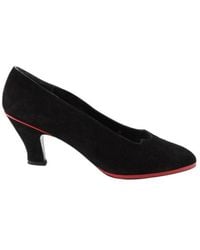 Stuart Weitzman - Chaussures escarpins Talons en daim noirs - Lyst
