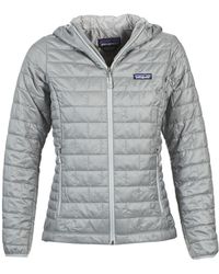 Patagonia Donsjassen W's Nano Puff Hoody - Grijs