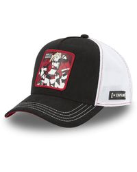 Capslab - Casquette Casquette trucker premium en suédine avec filet DC Comics Queen - Lyst