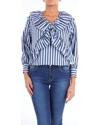 MSGM Blouse 2641mdm38a195103 - Blauw