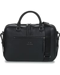 en laptoptassen Heren Tassen voor voor Akte Armani Exchange Aktetas 952393-cc830 in het Zwart voor heren 