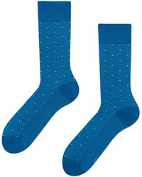 Dedoles - Socquettes Chaussettes Bambou Jacquard Bleues et Citron Vert - Lyst