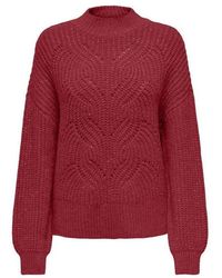 ONLY - Pull Rubine - Lyst