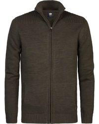 Petrol Industries - Sweat-Shirt Cardigan Elim Foncé - Lyst