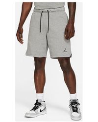 Nike - Short Jordan M J Essentials Fleece Short / Gris - Lyst