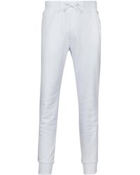 pantalons en chinos voor Casual broeken Heren Kleding voor voor Broeken Versace Jeans Couture Katoen Broek Met Logopatch in het Wit voor heren 