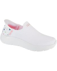 Skechers - Baskets basses Slip-Ins: GO WALK Flex - Sunset Rose - Lyst