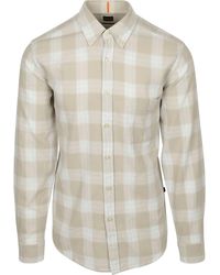 BOSS - Overhemd Lange Mouw Rickert Overhemd Ruit - Lyst
