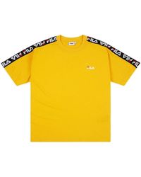 Fila - 687215 femmes T-shirt en jaune - Lyst