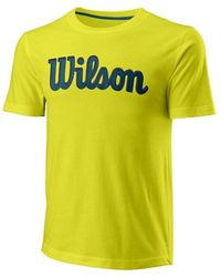 Wilson - T-shirt Tennis Script Eco - Lyst
