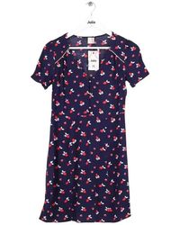 Des Petits Hauts - Robe Courte Robe Bleue - Lyst
