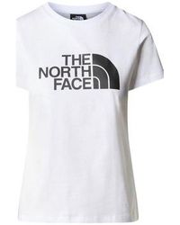 The North Face - T-shirt TEE SHIRT EASY BLANC - TNF BLACK - L - Lyst