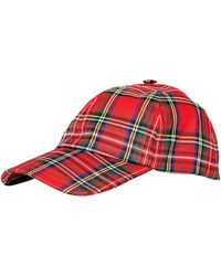 Harrington - Casquette Casquette x Béton Ciré à carreaux écossais - Lyst