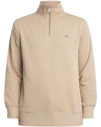 GANT - Polaire Sweat-shirt à demi-fermeture éclair Regular Shield - Lyst