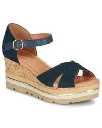 Mam'Zelle - Sandales Sandale Compensée PANDI Bleu - Lyst