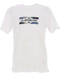 Quiksilver - T-shirt Follow arrows cropped camo ss tee ym - Lyst