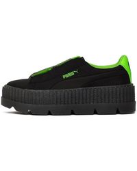 puma creepers bleu et vert